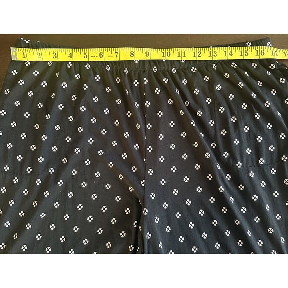 Kate Spade Pajama Set Black Light Pink Short Sleeve Modal Buttery Soft - Picture 10 of 11